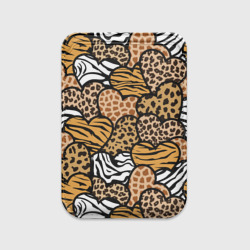 Картхолдер Magsafe магнитный Сердца из шкур африканских животных