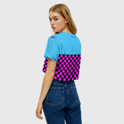 Женская футболка Crop-top 3D Френдзона, цвет 3D печать - фото 5