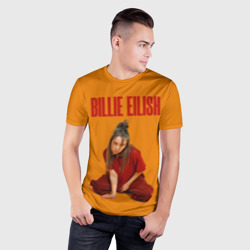 Мужская футболка 3D Slim Билли Айлиш - фото 2