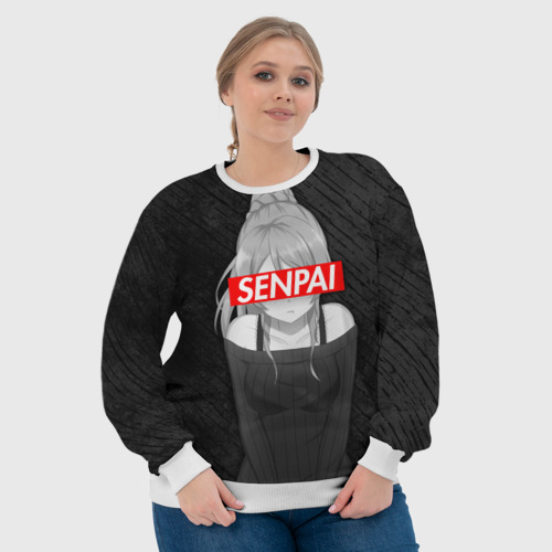 Женский свитшот 3D Anime Senpai Girl, цвет 3D печать - фото 6