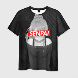 Мужская футболка 3D Anime Senpai Girl