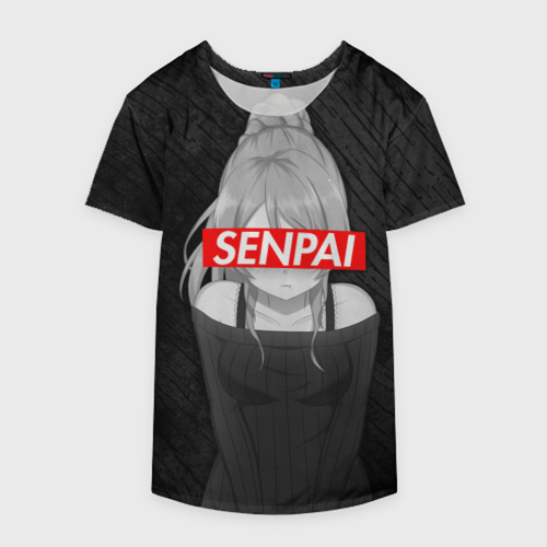 Накидка на куртку 3D Anime Senpai Girl, цвет 3D печать - фото 4