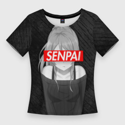 Женская футболка 3D Slim Anime Senpai Girl