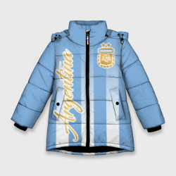 Зимняя куртка для девочек 3D Сборная Аргентины