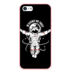 Чехол для iPhone 5/5S матовый In science we trust