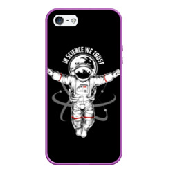 Чехол для iPhone 5/5S матовый In science we trust