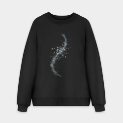 Мужской свитшот oversize без начеса хлопок Волшебное сияние