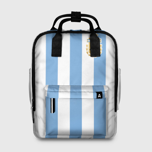 Женский рюкзак 3D с принтом Сборная Аргентины, вид спереди #2