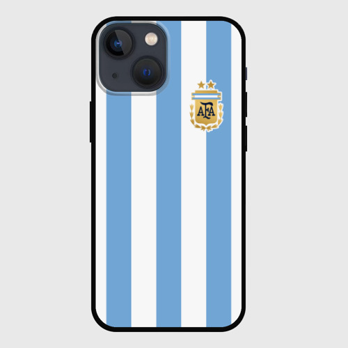Чехол для iPhone 13 mini с принтом Сборная Аргентины, вид спереди #2