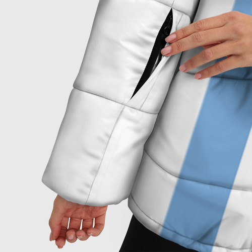 Женская зимняя куртка 3D с принтом Сборная Аргентины, фото #4