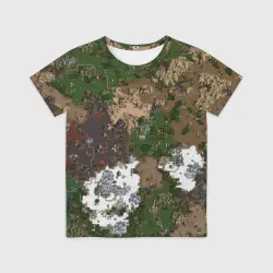 Детская футболка 3D Heroes III New Map