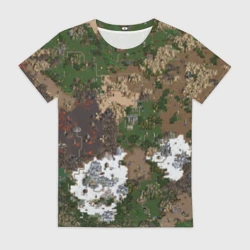 Женская футболка 3D Heroes III New Map