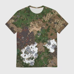 Мужская футболка 3D Heroes III New Map