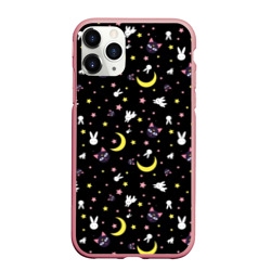 Чехол для iPhone 11 Pro Max матовый Sailor Moon Pattern