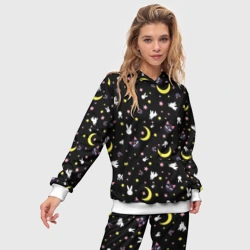 Женский костюм с толстовкой 3D Sailor Moon Pattern - фото 2