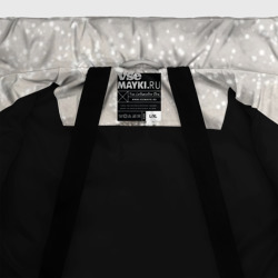 Куртка с принтом Сборная России Зимний костюм для мужчины, вид на модели спереди №4. Цвет основы: черный