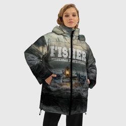 Женская зимняя куртка Oversize Профессиональный рыбак - фото 2