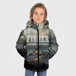Зимняя куртка для мальчиков 3D Профессиональный рыбак - фото 2