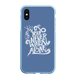 Чехол для iPhone XS Max матовый You Never Walk Alone