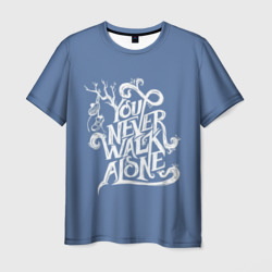 Мужская футболка 3D You Never Walk Alone