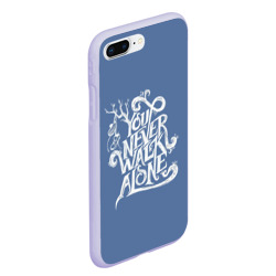 Чехол для iPhone 7Plus/8 Plus матовый You Never Walk Alone - фото 2