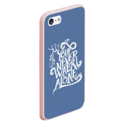 Чехол для iPhone 5/5S матовый You Never Walk Alone - фото 2