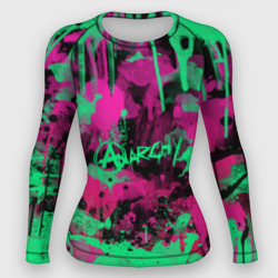 Женский рашгард 3D CS анархия - neon revolution