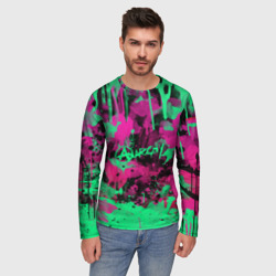 Мужской лонгслив 3D CS анархия - neon revolution - фото 2