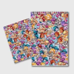 Блокнот My Little Pony Ahegao патттерн - фото 2