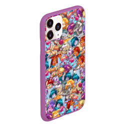 Чехол для iPhone 11 Pro Max матовый My Little Pony Ahegao патттерн - фото 2