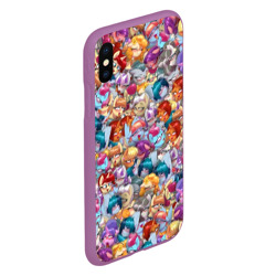 Чехол для iPhone XS Max матовый My Little Pony Ahegao патттерн - фото 2