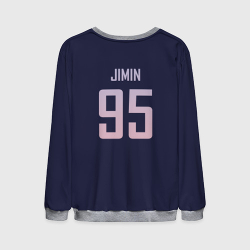 Мужской свитшот 3D Love Yourself BTS (JIMIN), цвет меланж - фото 2