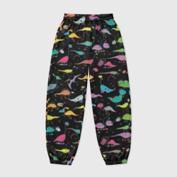 Женские джоггеры оверсайз 3D Светящиеся динозавры