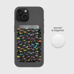 Картхолдер Magsafe магнитный Светящиеся динозавры - фото 2