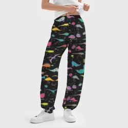 Женские джоггеры оверсайз 3D Светящиеся динозавры - фото 2