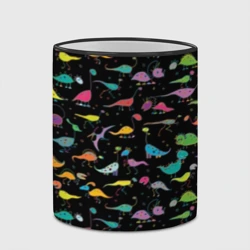 Кружка с полной запечаткой Светящиеся динозавры - фото 2