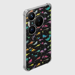 Чехол для Huawei Pura 70 Светящиеся динозавры - фото 2