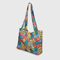 Пляжная сумка 3D Monsters funny multicolored - фото 2