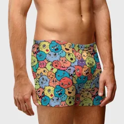 Мужские трусы 3D Monsters funny multicolored - фото 2