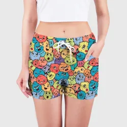 Женские шорты 3D Monsters funny multicolored - фото 2