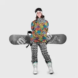 Накидка на куртку 3D Monsters funny multicolored - фото 2