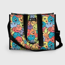 Сумка-шоппер 3D Monsters funny multicolored
