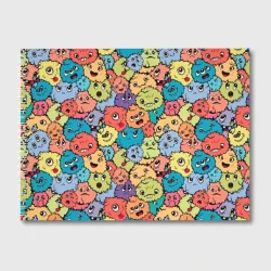 Альбом для рисования Monsters funny multicolored
