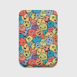 Картхолдер Magsafe магнитный Monsters funny multicolored