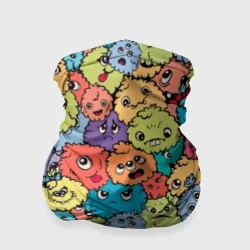 Бандана-труба 3D Monsters funny multicolored