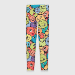 Леггинсы 3D Monsters funny multicolored