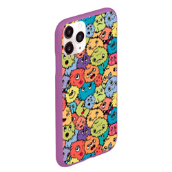 Чехол для iPhone 11 Pro Max матовый Monsters funny multicolored - фото 2