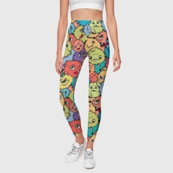 Леггинсы 3D Monsters funny multicolored - фото 2