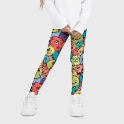 Детские леггинсы 3D Monsters funny multicolored - фото 2