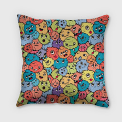 Подушка 3D Monsters funny multicolored